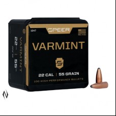 20 Cal .224 55gr Spitzer 100pk